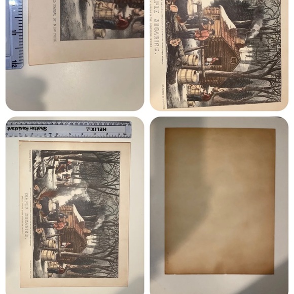 Antique Currier & Ives lithograph - Picture 3 of 4